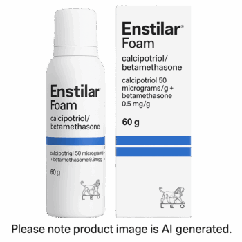 Box of Enstilar Foam 60g for plaque psoriasis treatment