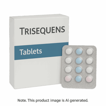 Box of Trisequens Tablets for menopausal hormone therapy